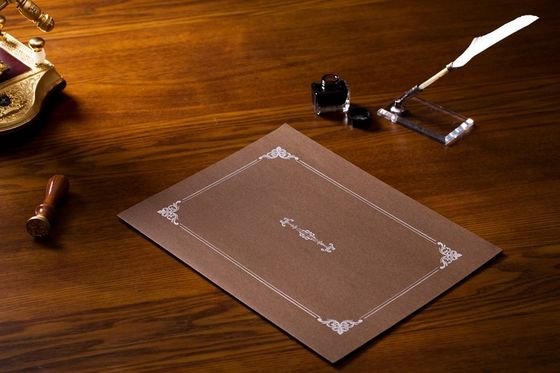 materiale della pergamena dei supporti del certificato del premio di 318x247mm/rivestimenti del certificato fatto